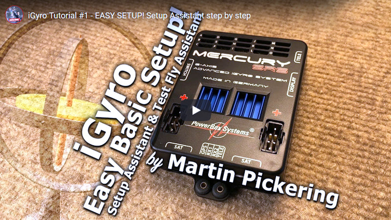 iGyro Tutorial #1 - EASY SETUP! Setup Assistant step by step – PowerBox ...