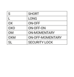 Switch 2POS-L-OX-CD
